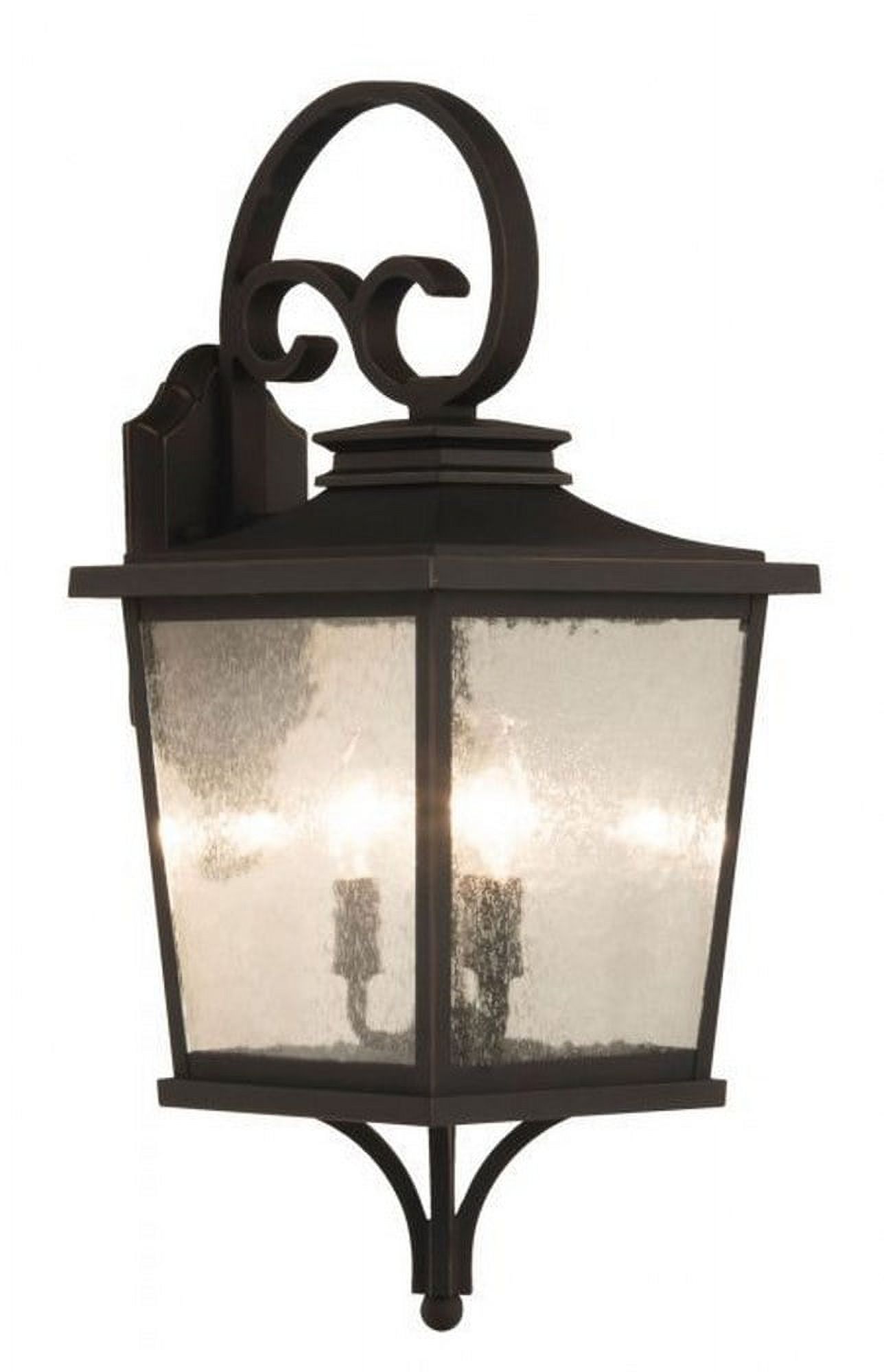 3 Light Medium Outdoor Wall Lantern-Dark Bronze Gilded Finish Craftmade Lighting Za2914-Dbg - image 2 of 2