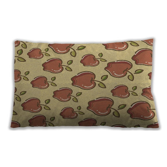 Ahgly Company Outdoor Rectangular Contemporary Lumbar Throw Pillow, 13 inch by 19 inch