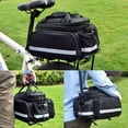 thumbnail image 5 of Bolsa para portaequipajes Apuakthei grande e impermeable - Capacidad de 27 l - Bolsa para portaequipajes de bicicleta con reflectores en color negro, 5 of 5