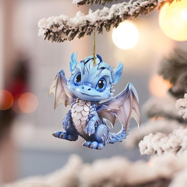 Adornos para árbol de Navidad, adornos colgantes para árbol de Navidad, dinosaurio, lindo gato navideño, colgante decorativo para árbol de Navidad, casa de campo, decoración para exteriores e interior