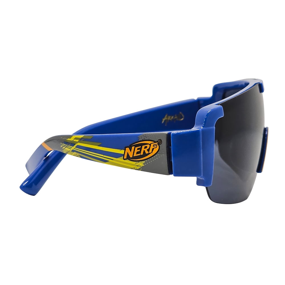 Nerf Blue and Grey Sports Wrap w/ Silver Lenses Sunglasses