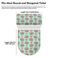 thumbnail image 7 of HELLHERO Comfortable and Practical Polyester Toilet Covers Set Stretch Stylish Gifts Toilet Seat Cover Soft for Toilet, Watermelon Pattern, 7 of 7