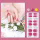 thumbnail image 4 of Tiras de esmalte de uñas de gel semicurado, tiras de envolturas completas para uñas de gel, pegatinas para uñas de gel, 4 of 5