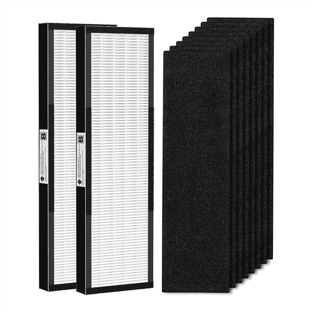 FLT4825 Replacement Filter for Germ Guardian Air Purifier, for AC4825 AC4850,2 True HEPA + 8 Carbon Filters
