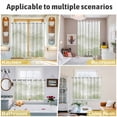 thumbnail image 6 of Sage Green Ombre Mountain Kitchen Curtains 63 Inch Length, Nature Abstract Art Marble Grommet Top Bedroom Living Room Curtains, Light Filtering Cafe Curtain Drapes 2 Panels Set 104''x63'', 6 of 9