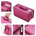 thumbnail image 7 of alavisxf xx 160 Capacity DVD Wallet, Large Storage Holder Binder Nylon Red CD Carry Case Bag Protective Zipper, 7 of 7