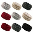 thumbnail image 3 of Women Winter Headband Ear Warmer Headbands Autumn Winter Warm Fuzzy Knit Head Wrap Fleece Lined Earmuffs, 3 of 7