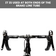 thumbnail image 3 of Miangastore Bike Brake Cable End Covers Silver 100Pcs 0.4X0.2X0.2In Metal, 3 of 8