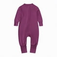 thumbnail image 4 of mgoYE Baby Boy Clothes 6-9 Months Baby Long Sleeve Romper Jumpsuit, Premium Soft One Piece Pajamas Boy Girl 2-Way Zipper Coverall Sleeper(Wine,18-24 Months), 4 of 9