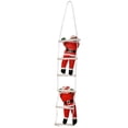 thumbnail image 2 of Navidad Santa Claus Escalada en Escalera de Cuerda árbol de Navidad Decoración 1 Hombre 30cm perfecl Decoración de Navidad de la figura de Papá Noel, 2 of 8
