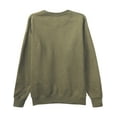 thumbnail image 2 of Ma Croix Mens Premium Crewneck Sweatshirt Basic Casual Fleece Sweater, 2 of 3