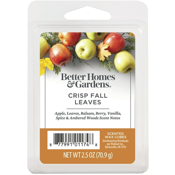 Crisp Fall Leaves Scented Wax Melts, Better Homes & Gardens