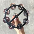 thumbnail image 5 of Portable Hi Hat Tambourine with Steel Bells for Drums and Percussion, 5 of 5