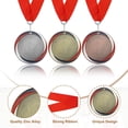 thumbnail image 3 of Uxcell Award Medals, Prize Medals Winner Medals with Neck Ribbon for Competitions Sports Event Multicolor, 3 of 7