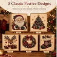 thumbnail image 5 of Christmas Pearl Art DIY Kit, Cute 3D Diamond Painting Crafts for Adults, DIY Fall Home Decor Wall Art, Beginner DIY Seasonal Party Gift, 5 of 5