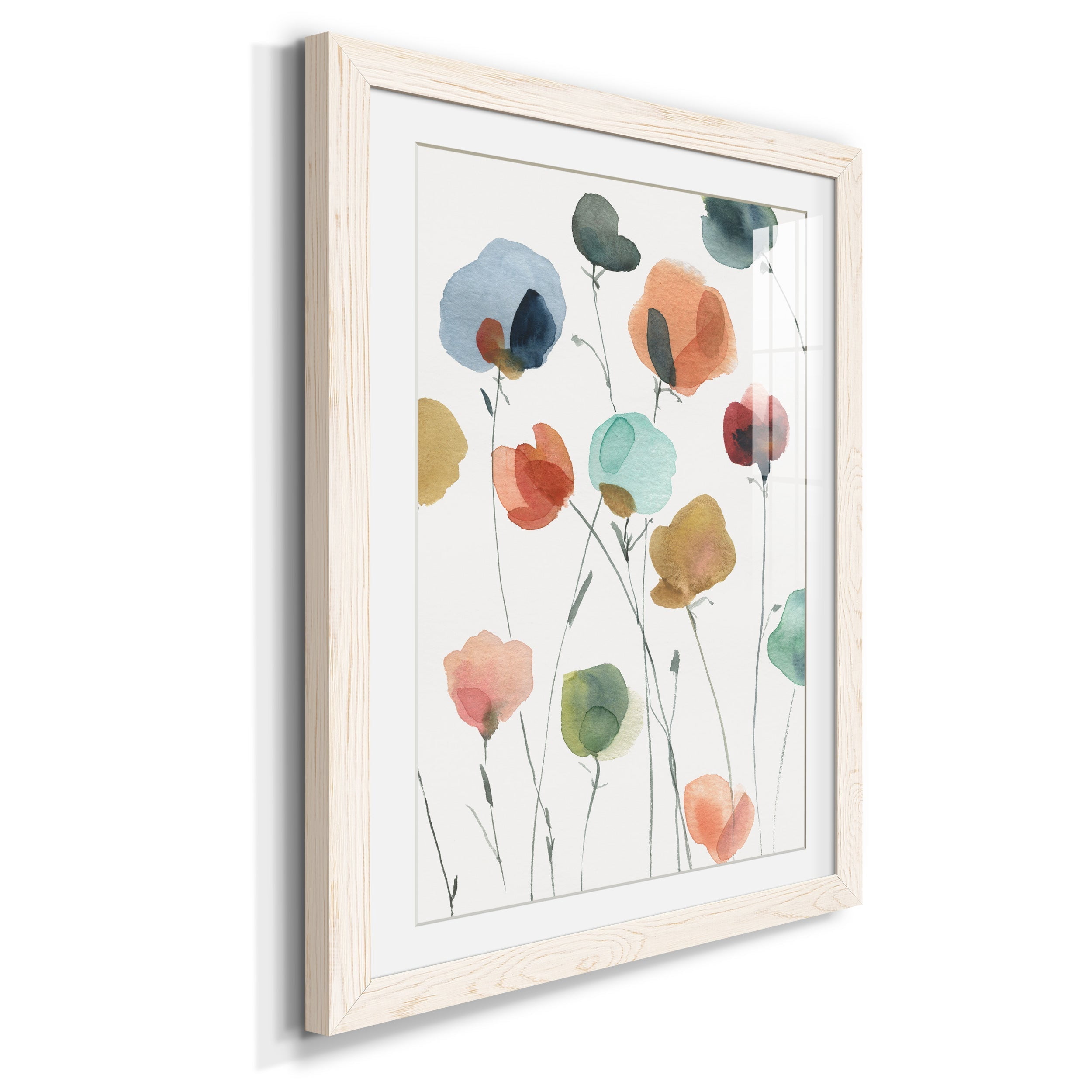 Lollipop Garden II - Premium Framed Print - Distressed Barnwood Frame - Ready to Hang