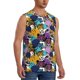 thumbnail image 2 of Fotbe Retro Panther Men's Camiseta sin Mangas Estampada para Hombres, Playera Casual para Gimnasio, Entrenamiento, Playa-Small, 2 of 7