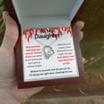 thumbnail image 6 of To My Daughter Inspirational Encouragement Heart Necklace, 6 of 7