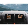 thumbnail image 6 of WIRESTER Car Air Freshener Fragrance Vent Clip Interior Decoration for Cars with Lemon Scented Pad - Animal Black Orange Tortoiseshell Cat, 6 of 7