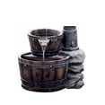 thumbnail image 3 of Jeco FCL005 Weatherproof Glass Old Fashion Water Pump Fountain, Natural, 3 of 5