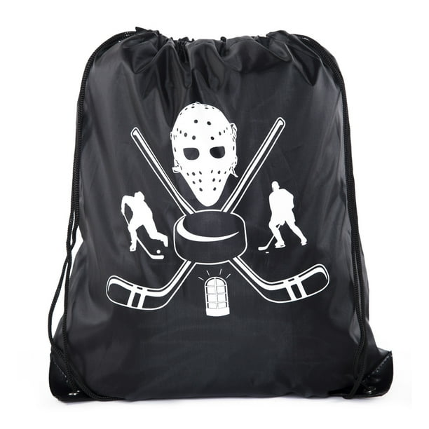 Mato & Hash® Hockey Party Bags Hockey Drawstring backpacks for