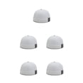 thumbnail image 3 of Qarigey Moda Skullcap estampado Retro marinero cubo Docker gorras sin borde ajustable Color sólido sombrero diario baile al aire libre Type5 NO5, 3 of 6