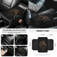 thumbnail image 6 of Yuyamidu 14 PCS Horse Car Seat Protector Dream Catcher Steering Wheel Cover Seatbelt Strap Pad Trash Can Auto Armrest Cover Cushion Cup Coasters Rearview Mirror Cover Handbrake Cover Set, 6 of 7