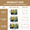 thumbnail image 5 of Throw Sofa Cover Soft Washable Decorative Couch Covers for 3 Cushion with Tassels Furniture Protector for Pets and Kids 71x102in, 5 of 5