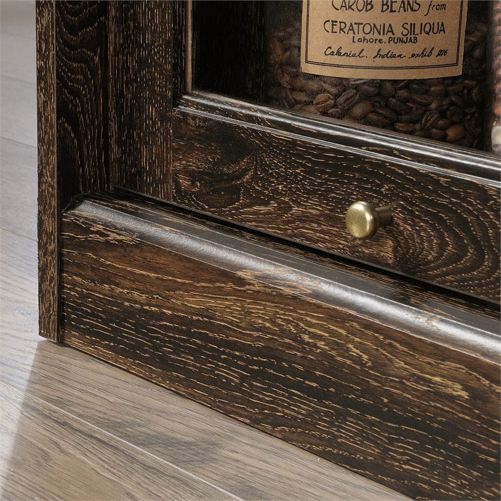 Sauder Barrister Lane 3-Shelf Bookcase, Iron Oak Finish