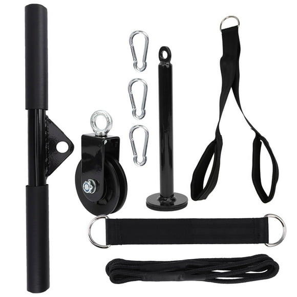 Adjustable 9Pcs/Set Triceps Training Equipment, Pulldown Pulley, DIY Fitness Equipment, For Home Workouts Pilates Youth And Adult Physical Therapy
