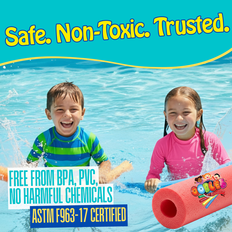 Oodles Large 55 Inch x 3.5 Inch Extra Diameter Jumbo Swimming Pool