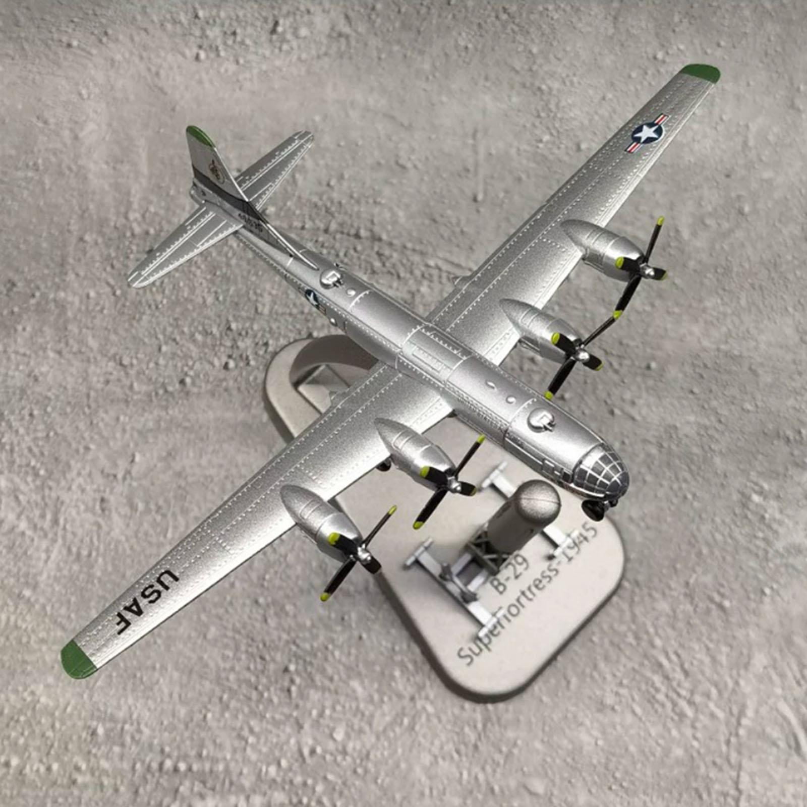 NATEFEMIN Detailed US B 29 Superfortress Alloy Aircraft Model 1 300 Scale with Little Boy Missile Aviation Enthusiasts Home Decoration