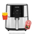 thumbnail image 2 of Freidora de aire Chefman 8Qt acero inox con divisor de canastilla, 2 of 4