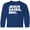 Royal Blue, variant on Inktastic Jesus Saves, Bro. Long Sleeve Youth T-Shirt