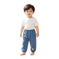 thumbnail image 4 of CHENge Boys' Sweatpants Soft Cotton Jogger Pants with Pockets, Elastic Waist Drawstring for Kids Toddler Back to School Sports Sweat Pants, 4 of 4