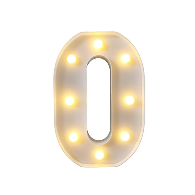 Bdday Letters Lights Alphabet Lamp LED Letter Lighting Letter Light Illuminated Letters Night Lights Decoration For Birthday Party Wedding Children’s Room
