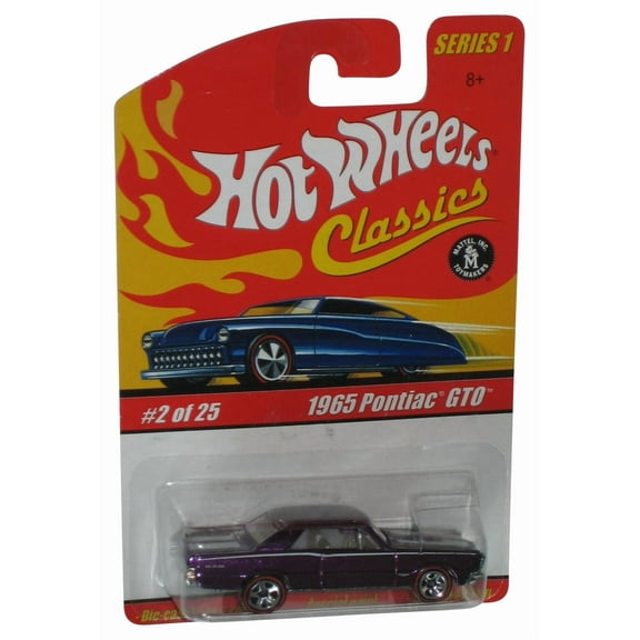 Hot Wheels Classics Series 1 (2004) Purple 1965 Pontiac GTO Car #2/25