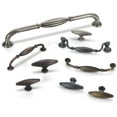 thumbnail image 2 of Jeffrey Alexander 718-128 Glenmore 5" Center To Center Drop Cabinet Pull - Gun Metal, 2 of 7