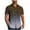Brown^, variant on Jjayotai George Shirts for Men, Men's Gradient Shirt, Fashion Stripe Printed Button Down Short Sleeve Lapel Top, Mens Tees