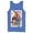 Royal Blue, variant on Men's Batman Harley Quinn Joker Poker Card Tank Top Athletic Heather X Large
