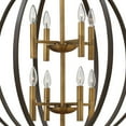 thumbnail image 3 of 3468SB Hinkley Lighting Euclid - 8 Light Large 2-Tier Orb Foyer in Transitional-Modern Style - 28.25 Inches Wide by 33 Inches High-Spanish Bronze, 3 of 15