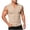Khaki-tanks, variant on Men Collared Ribbed Tank Top V Neck Pullover Undershirts Fashion Summer Outdoor Tank Top