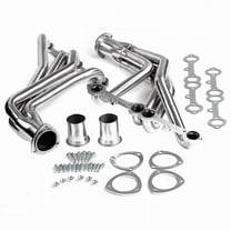 Stainless Manifold Long Tube Exhaust Headers Kit Fits For 1963-1981 Chevy Corvette V8 Engines