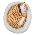 thumbnail image 4 of Simulation Animal Model Ornaments, Creative Birthday Realistic Breathing Cat Plush Toy Soft Stuffed Electronic Pet Home Decor, 4 of 7