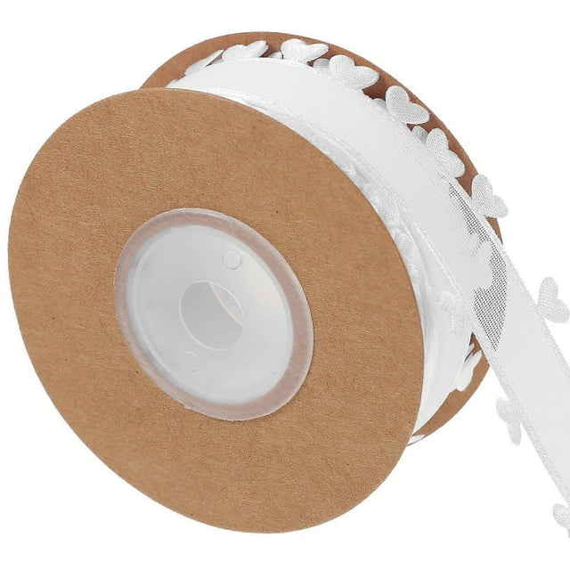 1 Roll Heart Pattern Gift Ribbon Gift Wrapping Ribbon Gift Ribbon Festival Package Ribbon for Wrapping