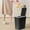 【Best Seller】BK, variant on Kitchen Trash Can, Step-On Garbage Can with Lid, Tall Kitchen & Bathroom Trash Can, Small Office Waste Bin, Brown - Xuniizn
