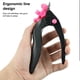 thumbnail image 5 of Soidarity Cortaúñas postizas Manual Cabeza de acero inoxidable Manicure Trimmer Tijeras portátiles reutilizables profesionales Negro Juegos de manicura Blanco Soidarity CE013962-01B, 5 of 6