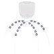 thumbnail image 1 of 2 adornos temporales para dientes con caja de almacenamiento, cadena para brackets, accesorio para brackets DIY Azul oscuro, 1 of 9