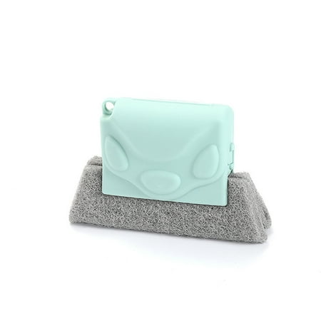 

OKESYO Window Gaps Crevices Groove Corners Scouring Window Cleaning Brush (Green)
