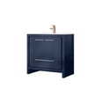 thumbnail image 2 of Lafarre 36 in W x 20 in D Navy Blue Bath Vanity, White Quartz Top and Rose Gold Faucet Set, 2 of 6